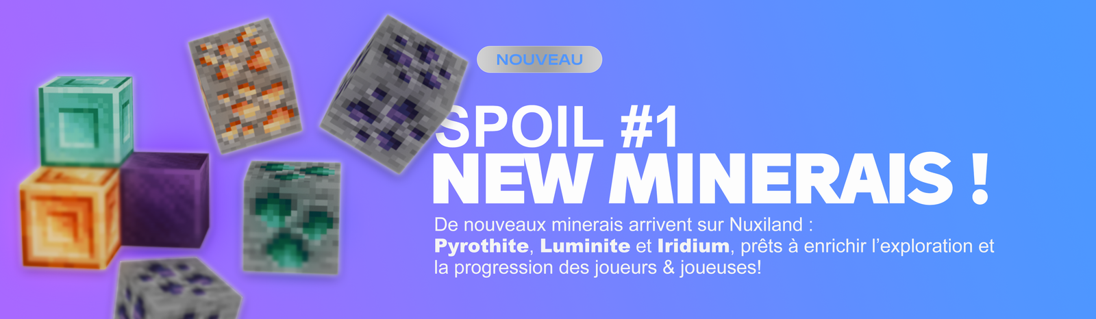 Nouveau Minerais !
