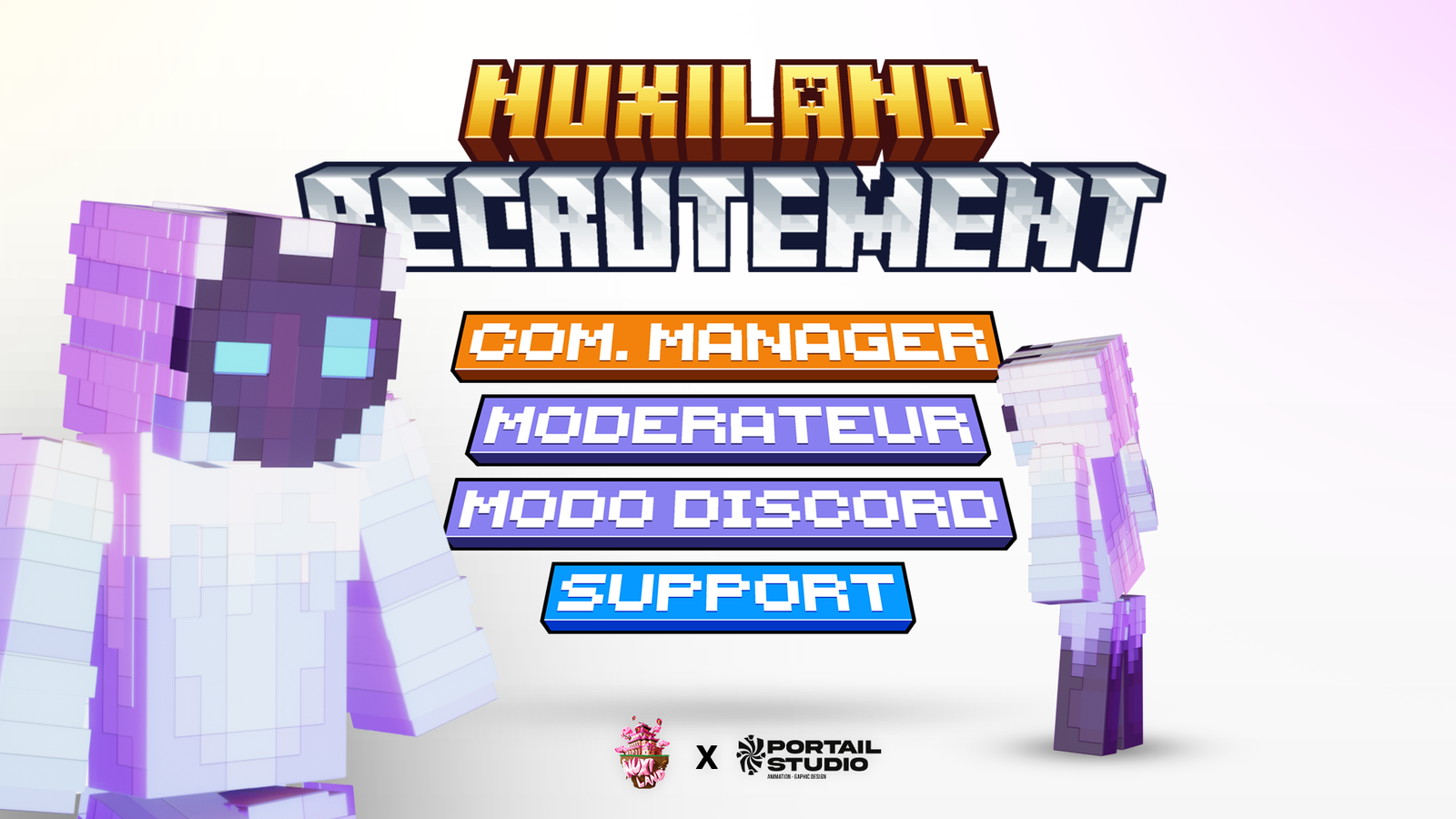 Nous recrutons !